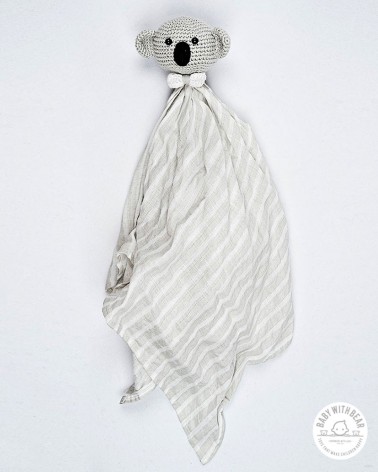 Crochet Baby Comforter BWB - Coala Grey