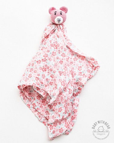 Amigurumi Baby Comforter BWB - MINI Bear Pink