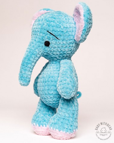 Amigurumi Elephant BWB - Elephant Blue