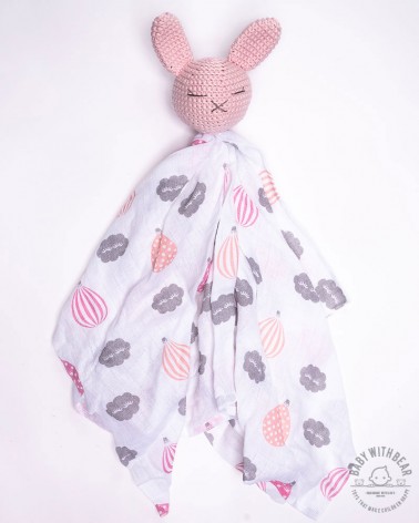 Amigurumi Baby Comforter BWB - Bunny Pink