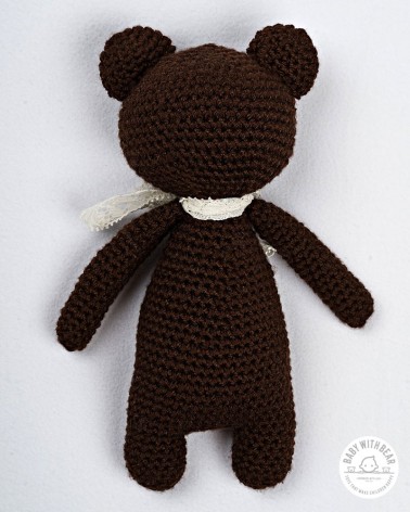 Amigurumi Baby With Bear - Bear Brown