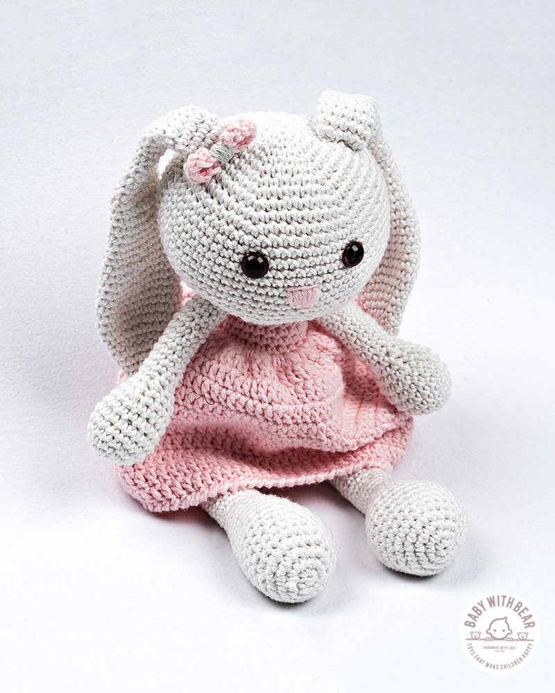 Amigurumi BWB - Bunny Doll White & Pink