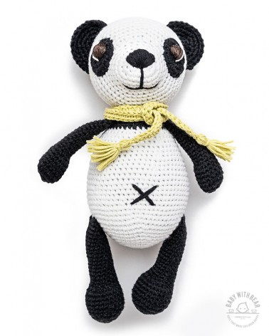 Amigurumi Panda BWB - Panda With Scarf - Baby with Bear