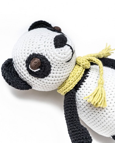 Amigurumi Panda BWB - Panda With Scarf - Baby with Bear