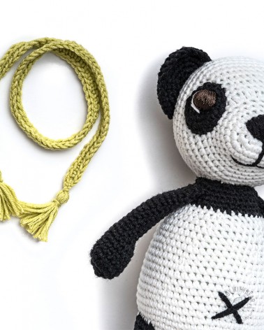 Amigurumi Panda BWB - Panda With Scarf - Baby with Bear