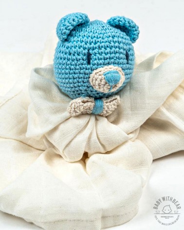 Amigurumi Baby Comforter BWB - Bear Blue