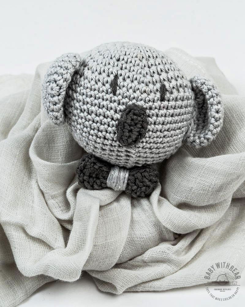 Amigurumi Baby Comforter BWB - Koala Grey