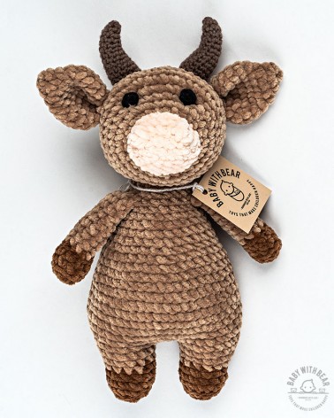 Amigurumi Bull BabyWithBear - Bull Brown