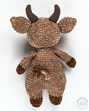 Amigurumi Bull BabyWithBear - Bull Brown