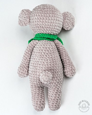 Amigurumi Koala Bear BabyWithBear - Koala with Scarf XL