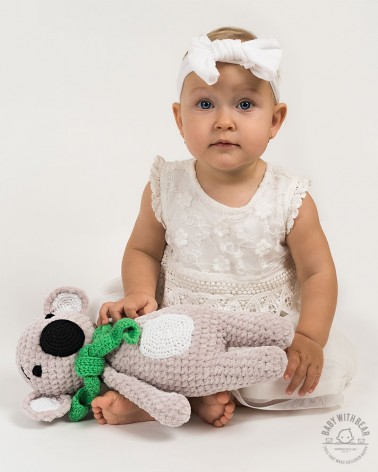 Amigurumi Koala Bear BabyWithBear - Koala with Scarf XL