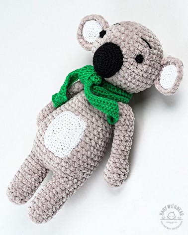 Amigurumi Koala Bear BabyWithBear - Koala with Scarf XL