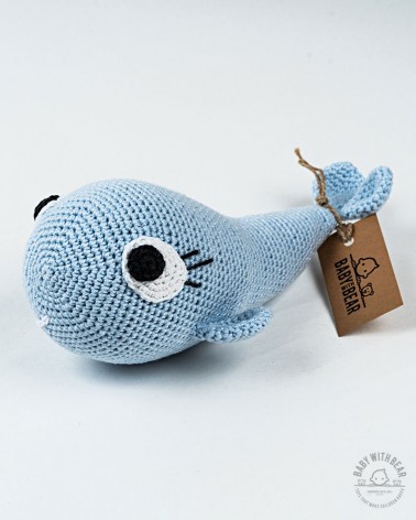 Amigurumi Whale BabyWithBear - Whale Light Blue