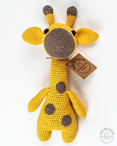 Amigurumi Giraffe BabyWithBear - Giraffe Yellow