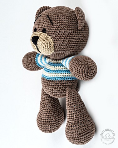Amigurumi Bear BabyWithBear - Bear Theo in T-Shirt