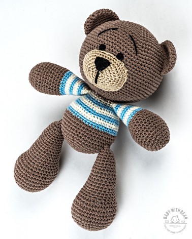 Amigurumi Bear BabyWithBear - Bear Theo in T-Shirt