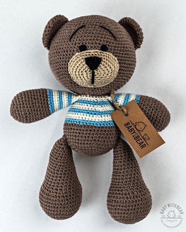 Amigurumi Bear BabyWithBear - Bear Theo in T-Shirt